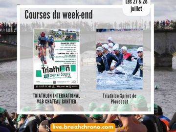 Retrouvez nos équipes sur nos deux événements du week-end : 

- Château-Gontier Triathlon 
- Triathlon plouescat 

Comme toujours, suivez le live des...