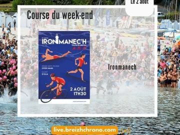 Ce week-end, une seule et unique épreuve au programme ! Suivez le live de l'Ironmanech sur www.live.breizhchrono.com !