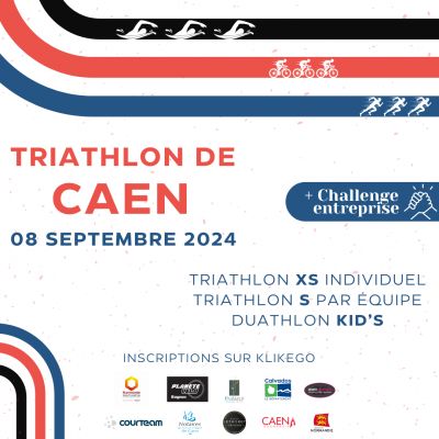 Dimanche 8 Septembre : Triathlon de Caen 2024