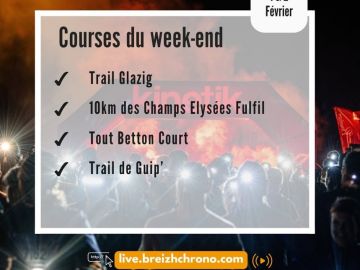 Pour ce premier week-end de Février, nos équipes seront présentes sur 4 courses 👟 
2 trails et 2 courses sur route 😎

° Le Trail Glazig du Sud Goelo 💗
° Le...